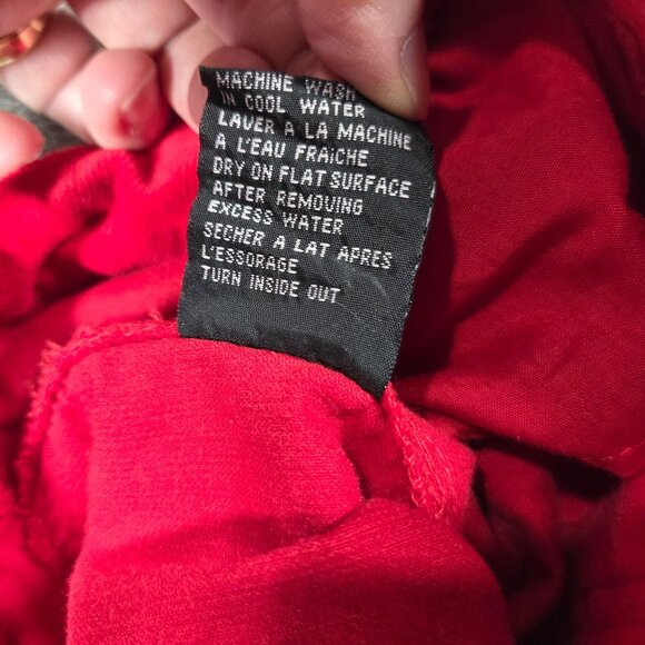 Tripp NYC Pants Womens Juniors 15 Red Corduroy 34" Waist Skinny Rave Punk Goth - Picture 7 of 10